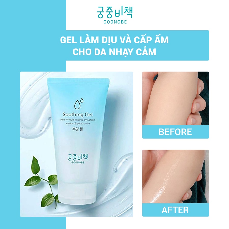 Gel Làm Dịu Và Cấp Ẩm Cho Da Nhạy Cảm Goongbe Soothing Gel 180ml