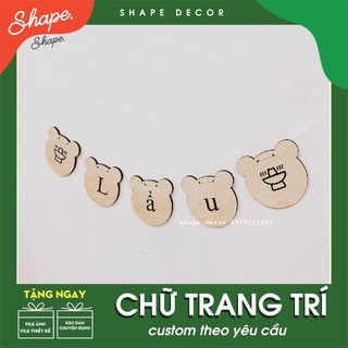Dây chữ ghép tên - Ảnh thật - Làm theo yêu cầu
