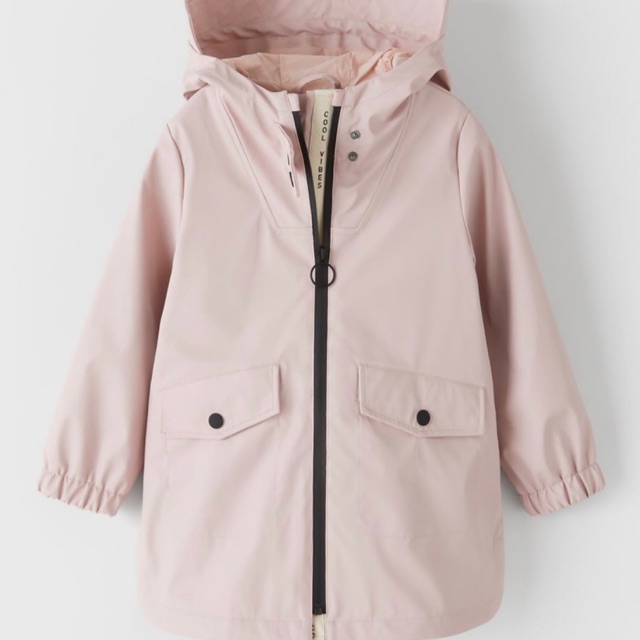 Áo khoác raincoat hồng