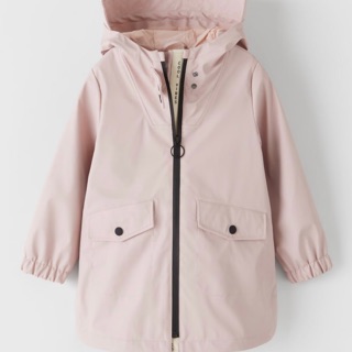 Áo khoác raincoat hồng
