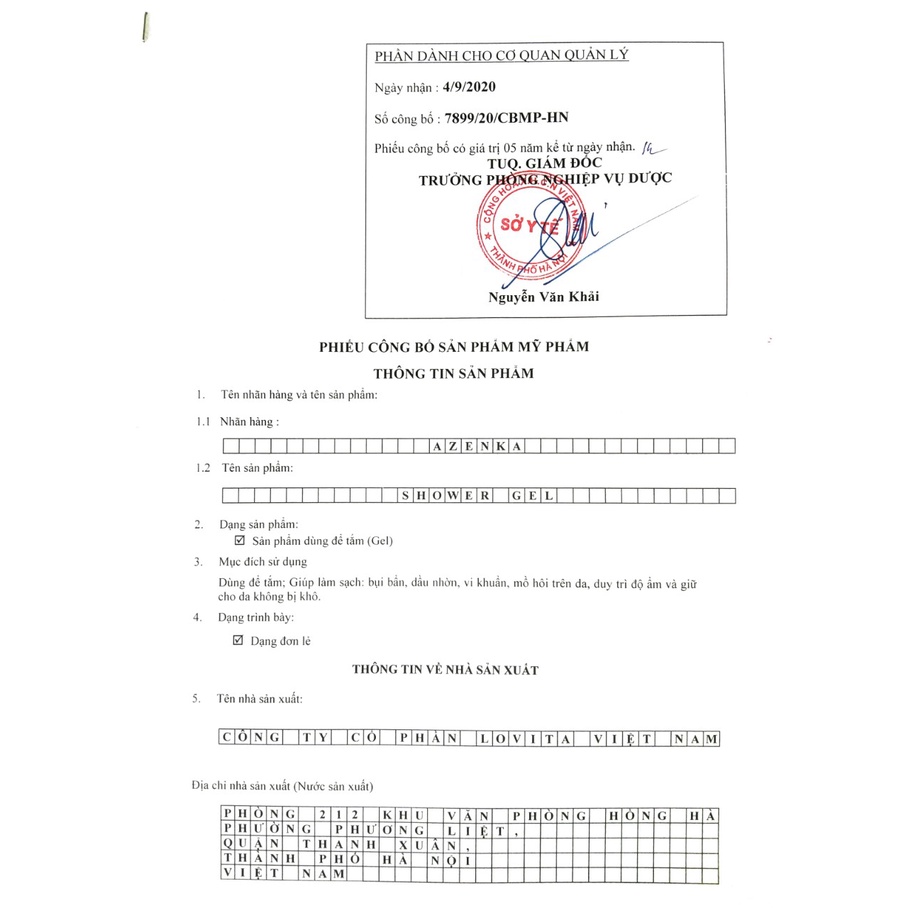 Sữa tắm nước hoa AZENKA - Trắng da dưỡng thể thơm lâu suốt 24h - Chai 850ml ♥️ SUATAMAZK