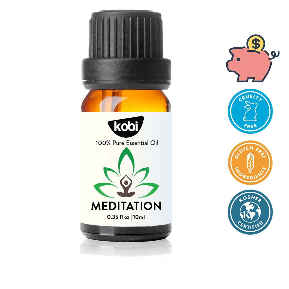 Tinh dầu Kobi Meditation essential oil blend giúp tĩnh tâm, thư thái tinh thần, thở sâu và tập trung tư tưởng -10ml