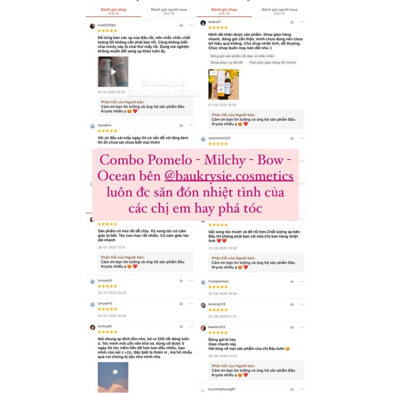 POMELO - Tinh dầu Bưởi baukrysie 🎁cột tóc / mask giáy + thiệp | BigBuy360 - bigbuy360.vn