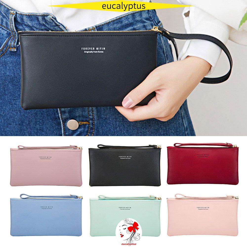 Túi Da PU Sức Chứa Lớn Đa Năng Có Nhiều Màu Sắc Đựng Điện Thoại Thông Minh Cho Nữ