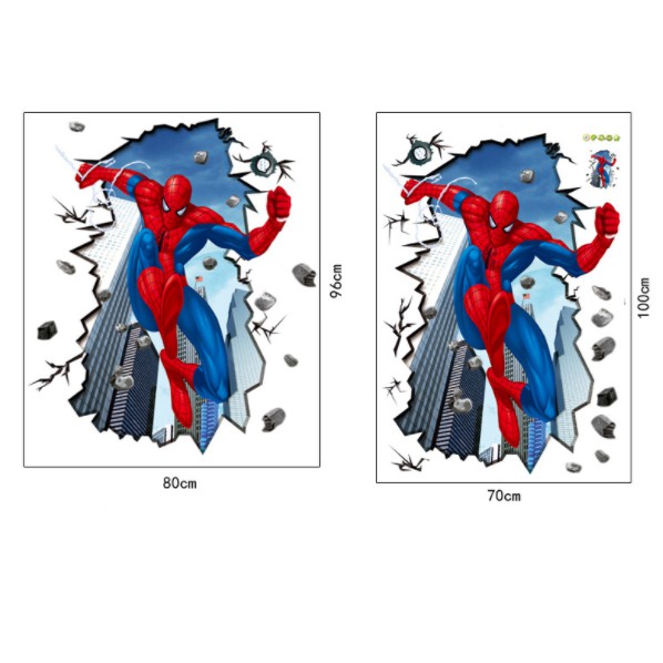 Decal trang trí tường Người nhện spider-man 1