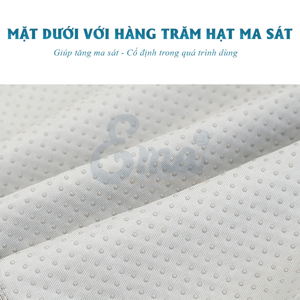Gối kê chân, gác chân cao su non văn phòng EMA - Giảm tê, mỏi, chuột rút, suy giãn tĩnh mạch khi ngồi, nằm