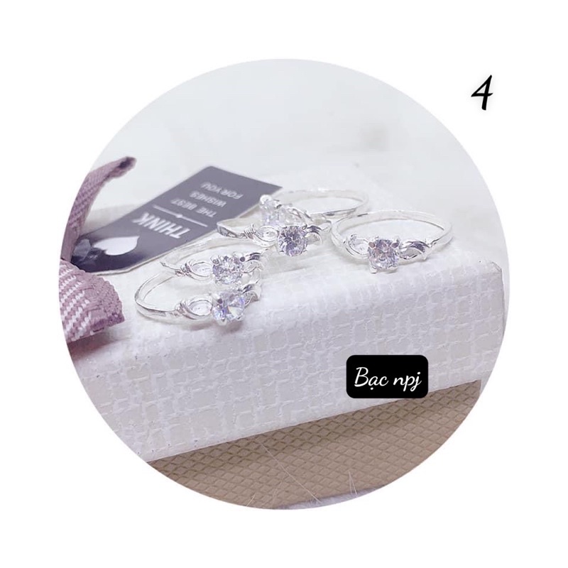 Nhẫn cho bé yêu siêu xinh,bạc BNP