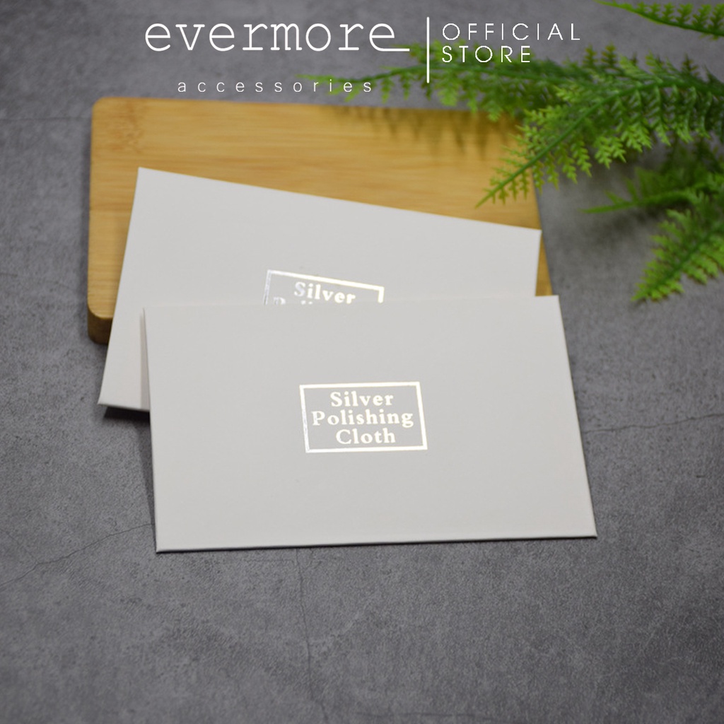 Khăn lau làm sáng bạc 5x10cm chất liệu da lộn EVERMORE