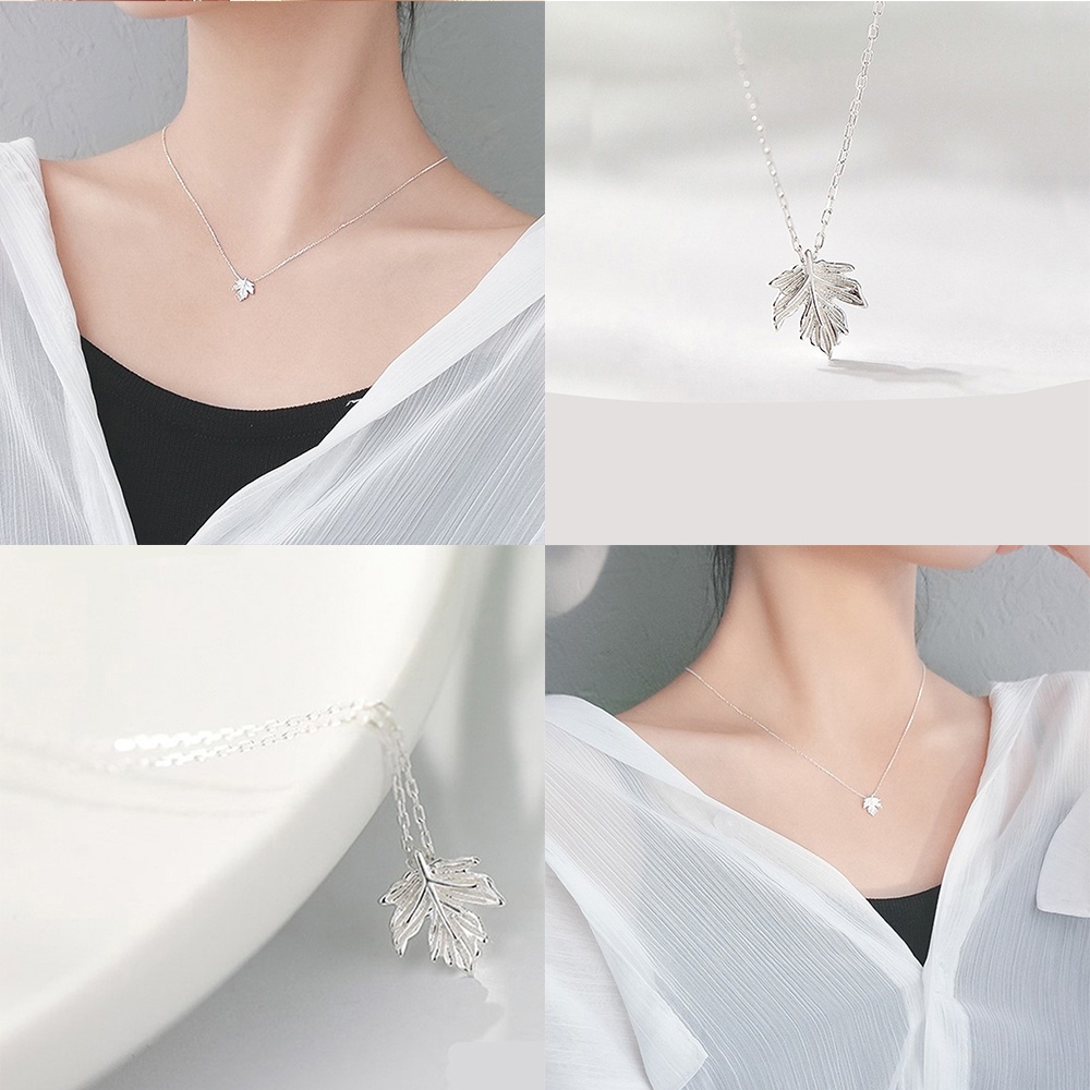 Vòng cổ Mặt Lá Phong Đơn Giản Thời Trang Mùa Hè Cho Nữ