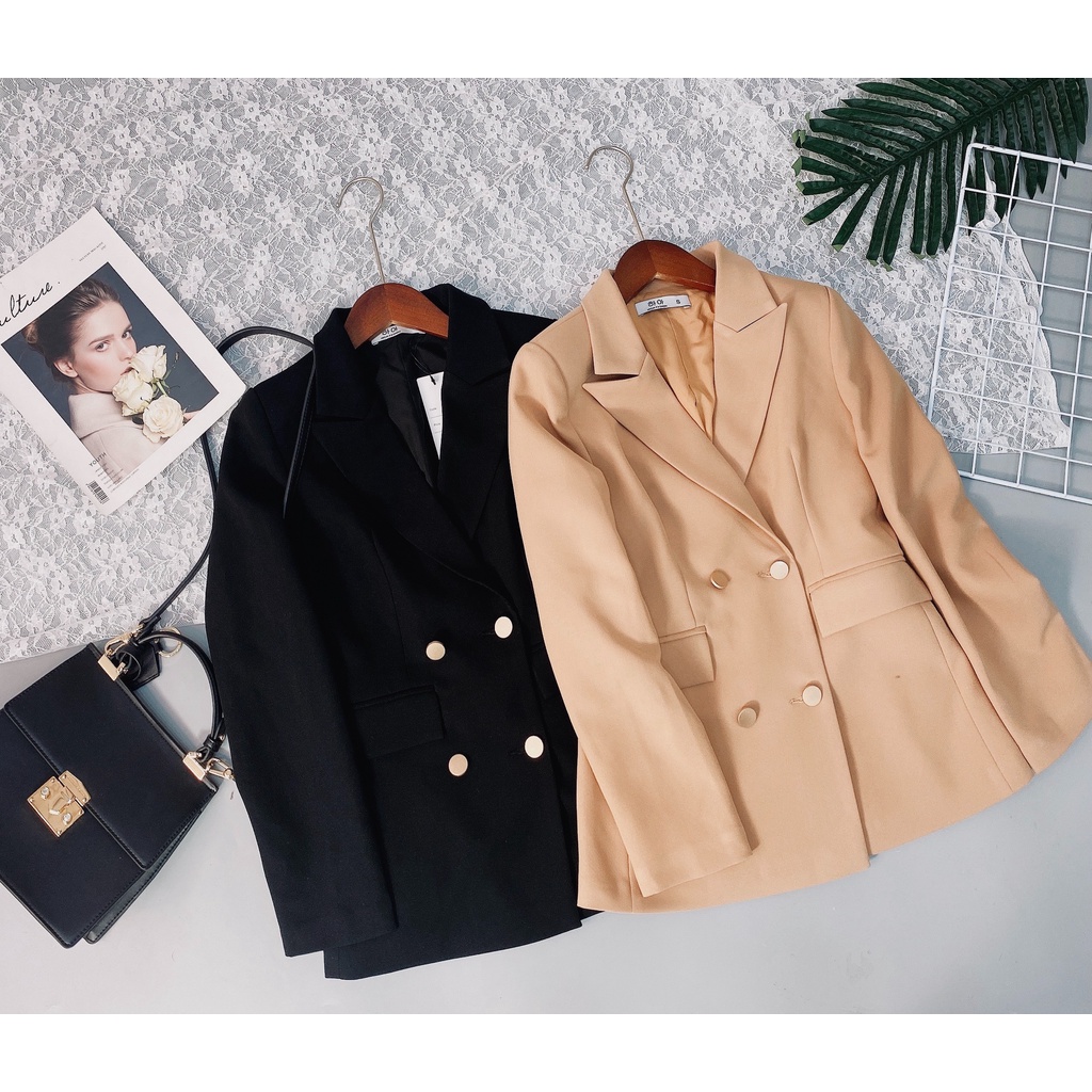 Áo khoác vest blazer nữ phong cách hàn quốc 2 túi dán chất cao cấp VEST257 - thời trang công sở  Lamie Fashion | BigBuy360 - bigbuy360.vn
