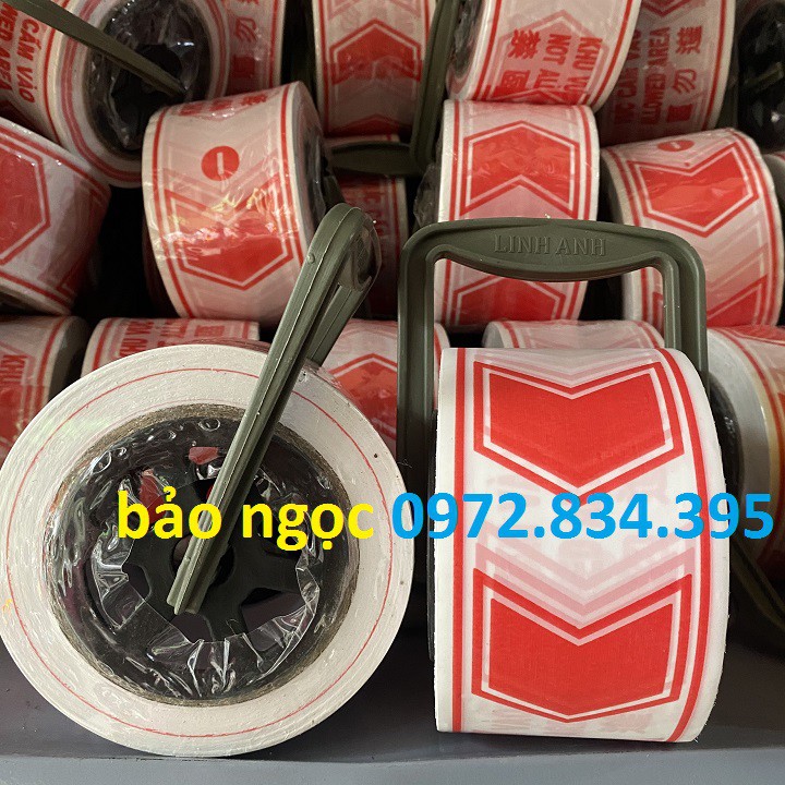 cuộn rào trắng đỏ,dây rào cảnh báo khu vực cấm vào,dây cảnh báo