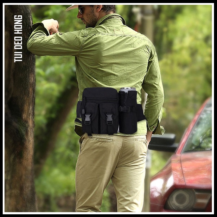 Túi Đeo Hông - Đeo Bụng Chiến Thuật Du Lịch, Thể Thao Đi Phượt Dã Ngoại Chống nước