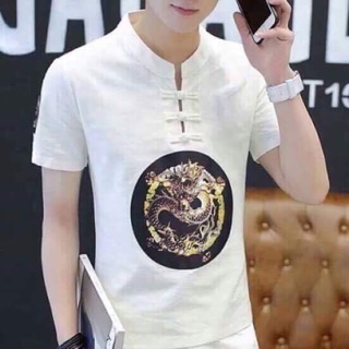 2 Bộ quần áo nam in rồng 3d