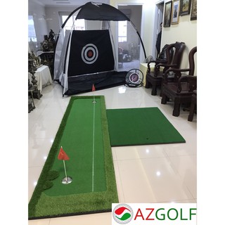 Combo lồng tập 2m và thảm tập golf 1m x 1.2m mini giá tiết kiệm