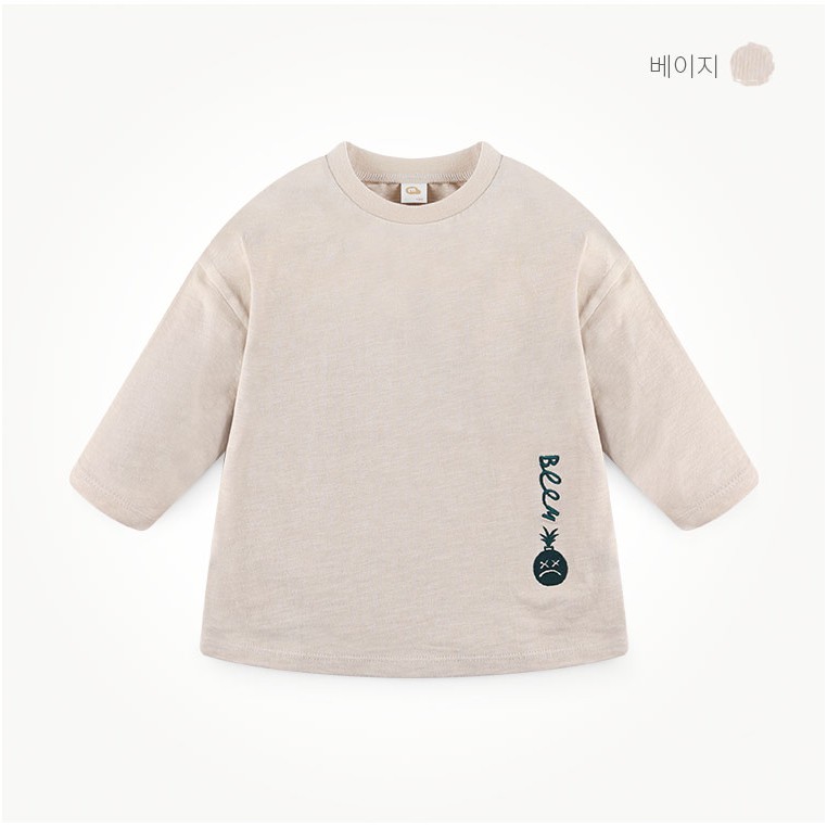 Áo phông tay lỡ mặc ở nhà cho bé, chất cotton thoáng mát