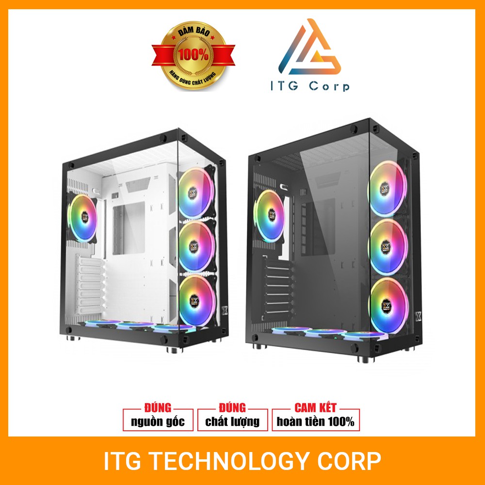 Vỏ case Xigmatek Aquarius Black/ White