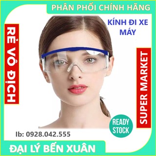Kính mát đi đường chống bụi bảo vệ mắt (xanh dương) giá rẻ nhất