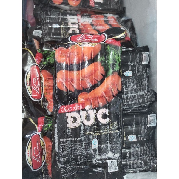 Xúc xích Đức Lacusina loại cao cấp (bao bì mới) - [500g 10 cây] - SHIP NHANH HCMo | BigBuy360 - bigbuy360.vn