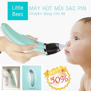 Máy hút mũi cầm tay cho bé, Máy hút mũi điện tự động Little Bees, Chống tắc mũi, Không đau không khó chịu, BH uy tín
