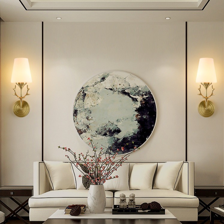 Đèn tường MONSKY KEARA sừng hươu trang trí nội thất sang trọng, hiện đại - kèm bóng LED chuyên dụng.(9857)