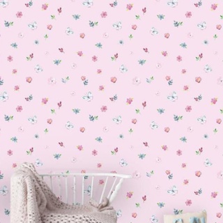 Giấy dán tường Hoạ tiết Đàn Bướm và Hoa Khổ 5M HPMWallpaper Zooyoo