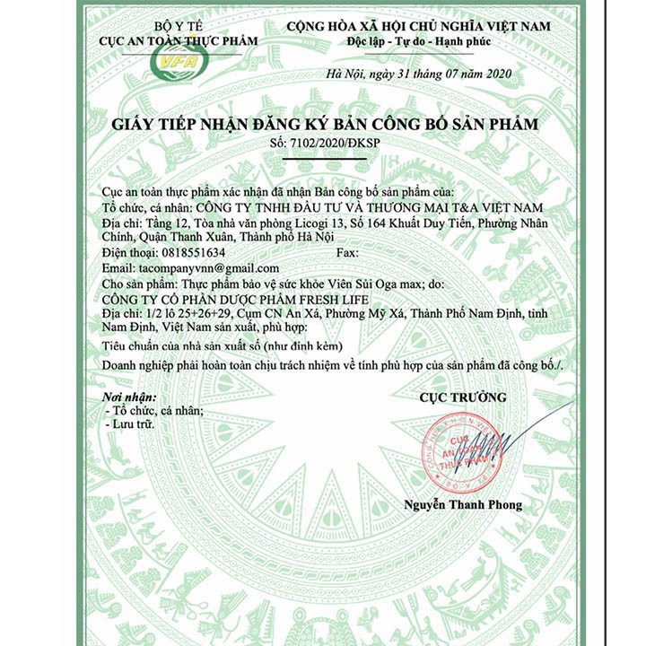 Viên Sủi OGA MAX- Hỗ Trợ Viêm Mũi Dị Ứng, Viêm Xoang (Tuýp 20 viên)