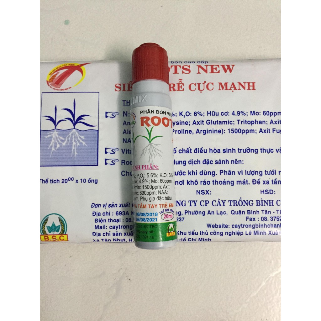 [SIEURE] Phân vi lượng kích rễ Bimix - siêu ra rễ cực mạnh 20ml hàng đẹp, phân phối chuyên nghiệp.