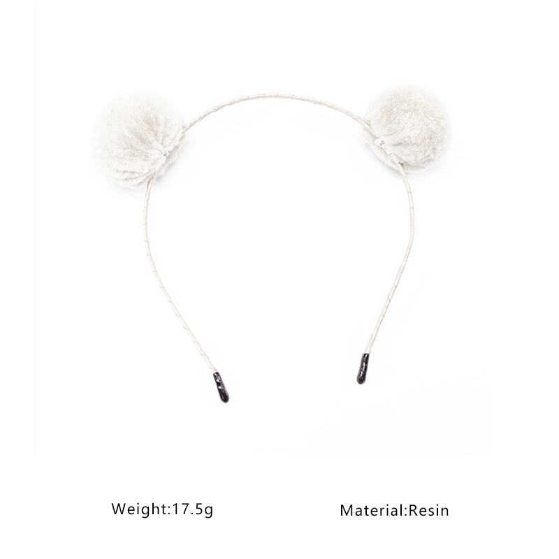 Băng Đô Cài Tóc Hai Mặt Hình Tai Mèo Dễ Thương Phong Cách Hàn Quốc