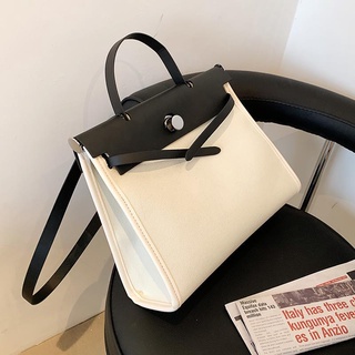 Túi tote cỡ lớn chất liệu canvas phong cách hè 2021 thời trang dành cho nữ