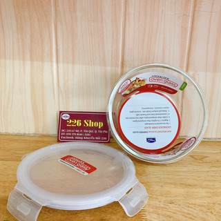Thố thuỷ tinh Lock&Lock 600ml [hàng công ty] . Thố tròn 600ml