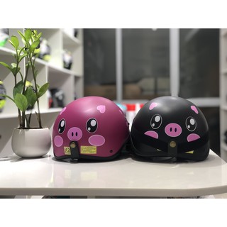 mũ bảo hiểm 1/2 hình cute