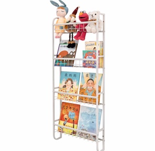 Kệ sách áp tường bằng sắt cho bé