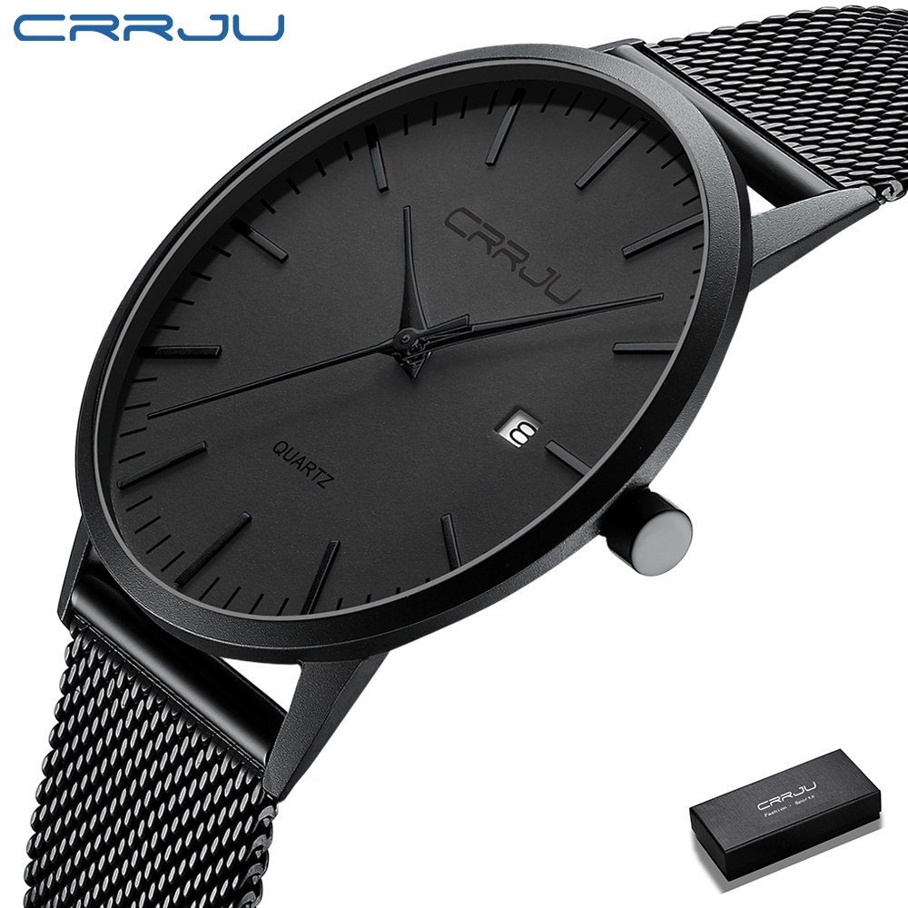 Đồng Hồ Quartz Siêu Mỏng Chống Thấm Nước Kiểu Dáng Thể Thao CRRJU 2172