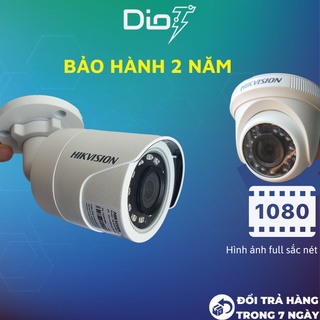 Camera HIKVISION kim loại, chống nước 2.0 mpx fullHD 1080p Analog DS-2CE16D0T - IR