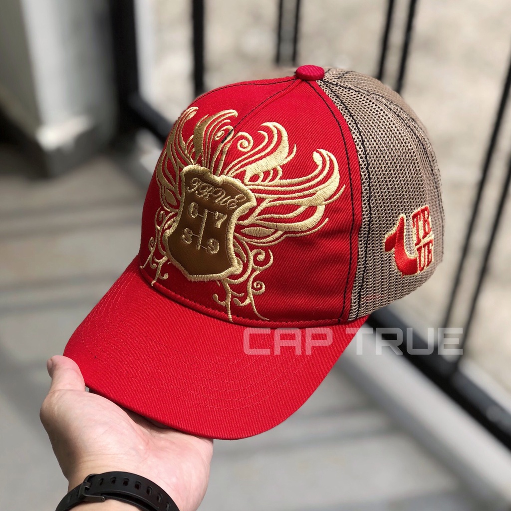 Mũ Lưỡi Trai - Nón Kết Ông Địa TRUE 6789 Phối Lưới Đẹp