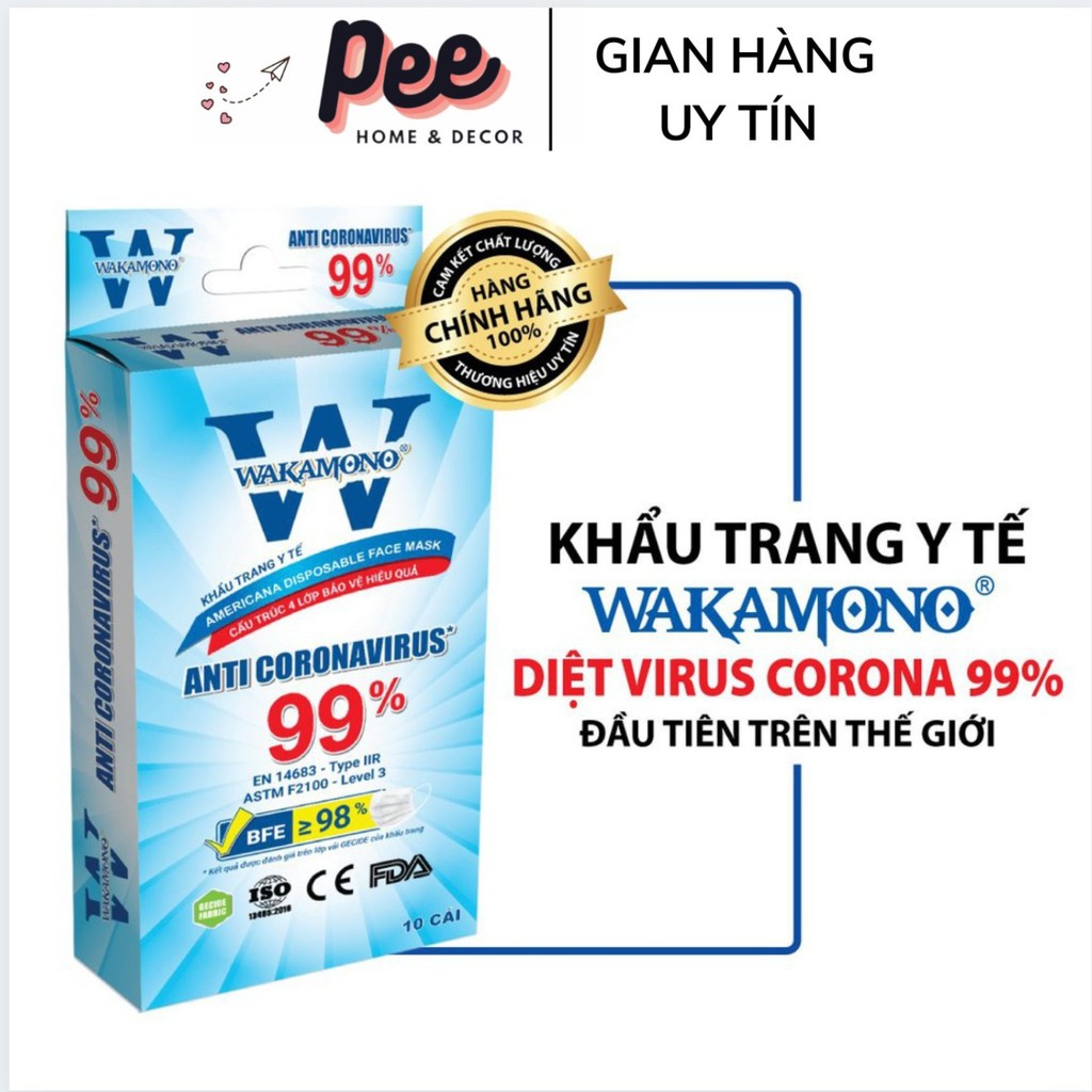 Khẩu trang Y tế Wakamono Việt Nam - Peehomedecor