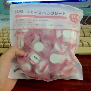 Mặt nạ dạng viên nén miniso japan