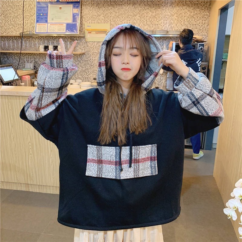 Áo hoodie nỉ, Áo Dạ cao cấp có mũ form rộng Hàn Quốc | BigBuy360 - bigbuy360.vn