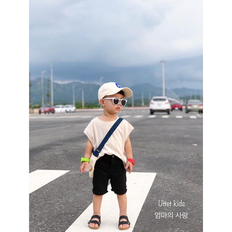 [Ảnh thật] mũ lưỡi trai chữ C hàn quốc dành cho bé gái và bé trai có chu vi đầu 48-52cm