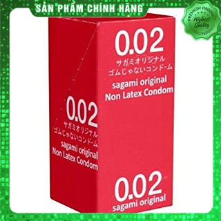 Bao cao su siêu mỏng 12 chiếc sagami original 0.02