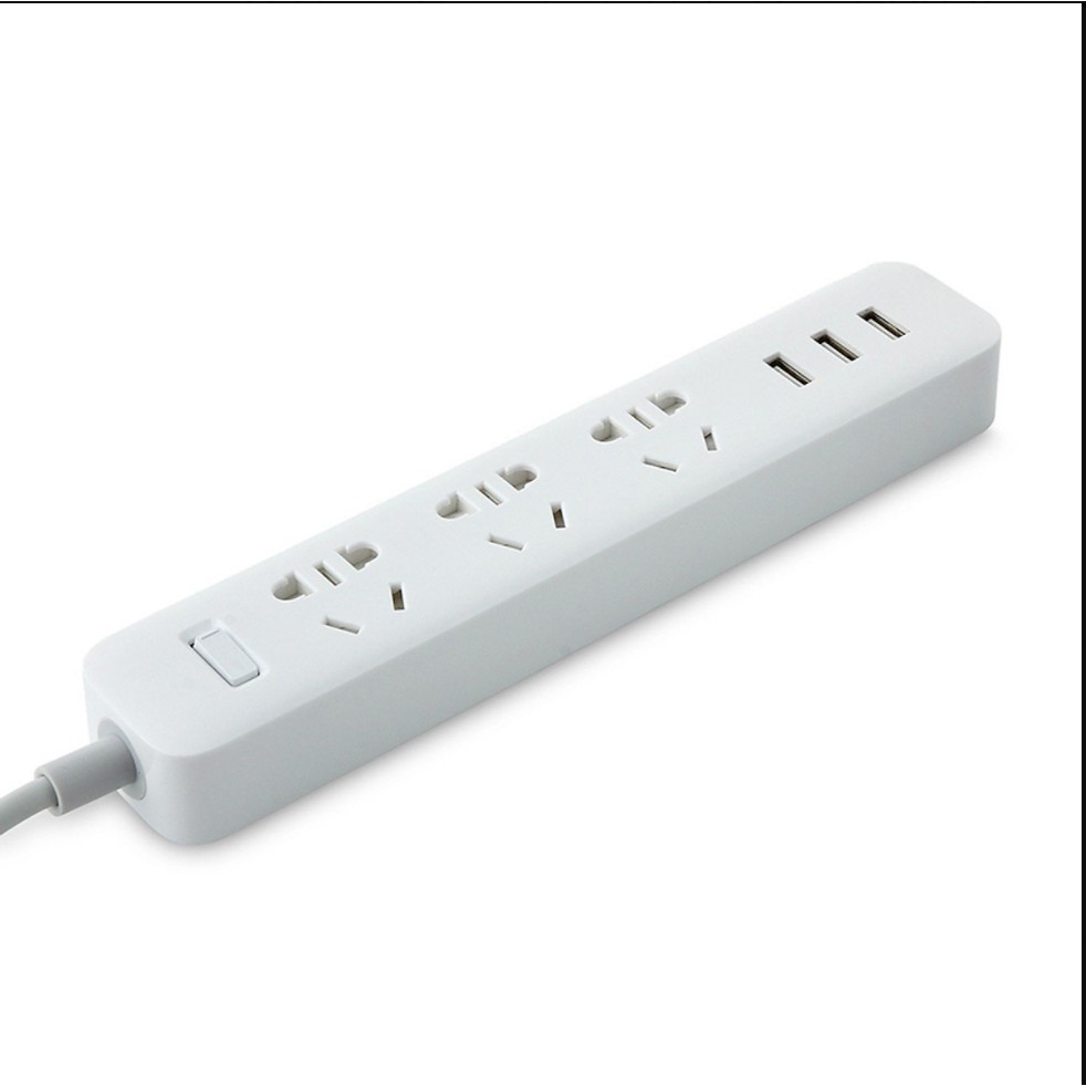 [Tặng Jack chuyển] Ổ Cắm Điện Tích Hợp Sạc USB Xiaomi Mi Power Strip - Hàng Chính Hãng