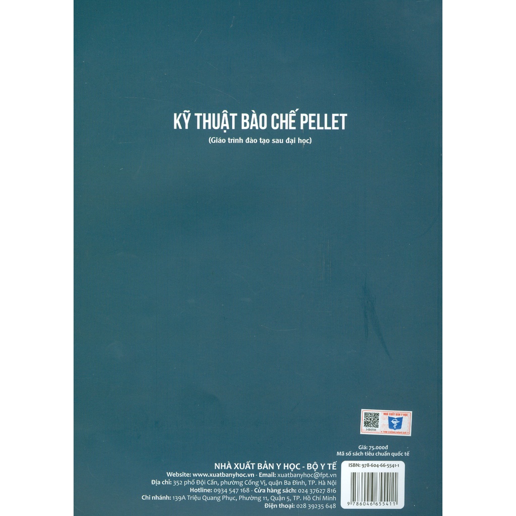 Sách - Kỹ Thuật Bào Chế Pellet (Giáo Trình Đào Tạo Sau Đại Học)