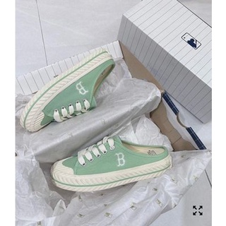 [ Chính Hãng ] - Giày MLB PLayBall Origin Mule Xanh Mint