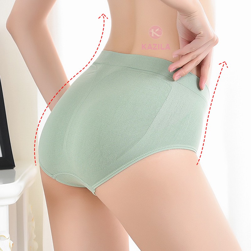 Quần lót nữ cotton tổ ong xuất Nhật freesize, quần lót nâng mông 3D chuẩn phom siêu thấm co giãn mềm mại Kazila QLH23 | BigBuy360 - bigbuy360.vn