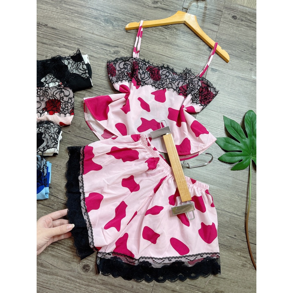 Đồ Ngủ Sexy  Freeship  Đồ Ngủ Sexy áo hai dây hở lưng gợi cảm Freesize - Linqu Sleepwear