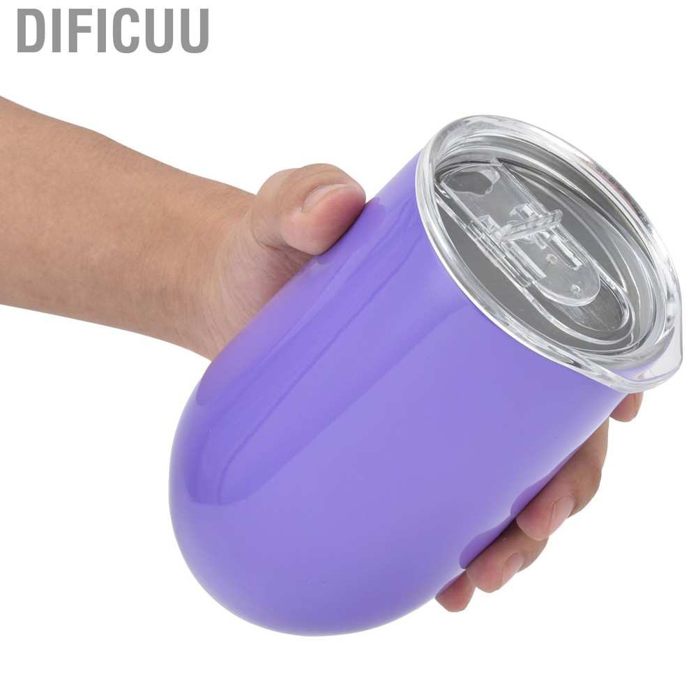 Cốc Giữ Nhiệt Chân Không Bằng Thép Không Gỉ 16oz Màu Tím Có Thể Tái Sử Dụng Cho Văn Phòng / Nhà Ở / Du Lịch