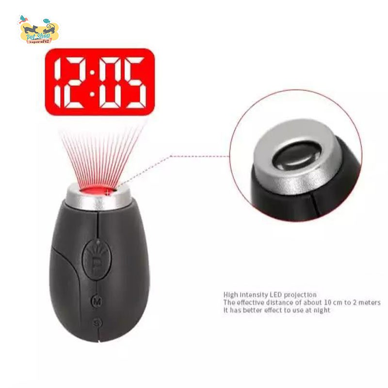 Đồng Hồ Điện Tử Mini Có Đèn Led Và Phụ Kiện