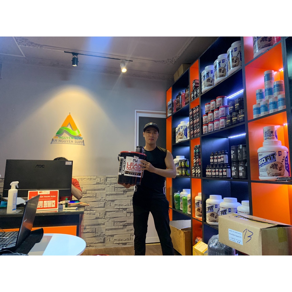 Sữa tăng cân tăng cơ Lean Mass Weight Gainer nhiều hương vị bịch 4kg không gây mỡ