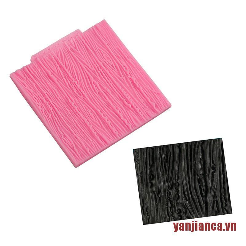 Khuôn Silicone Tạo Họa Tiết Vân Gỗ Trang Trí Bánh