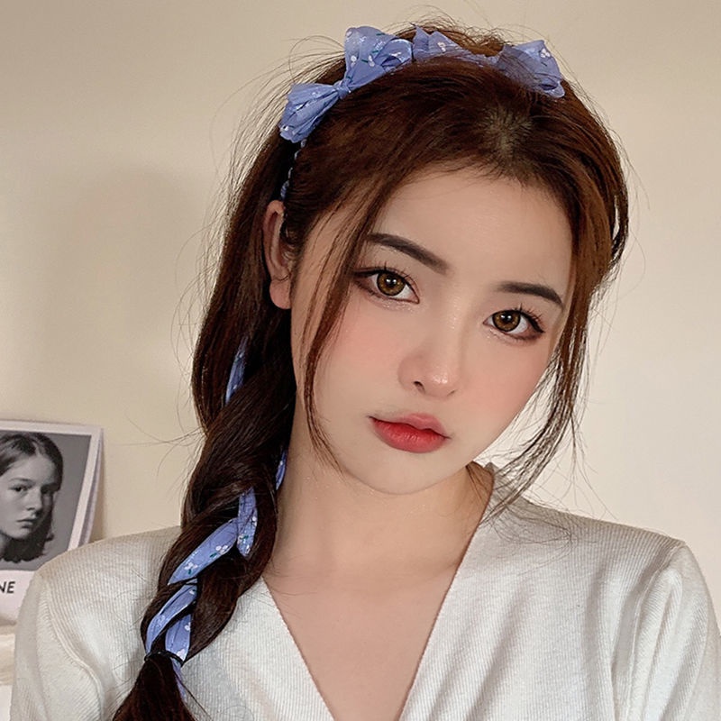 Băng Đô Đính Nơ Phong Cách Hàn Quốc Xinh Xắn Dành Cho Nữ